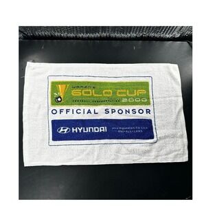 McArthur Towels Women's Gold Cup 2000 Rally Towel White Hyundai Sponsor 18x11